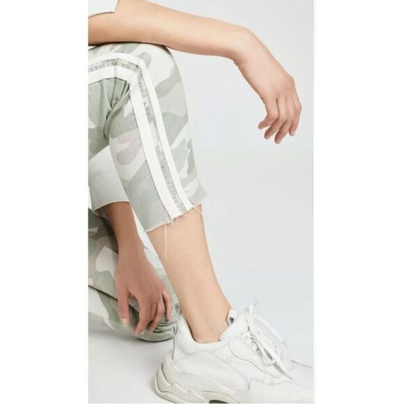 Mother Denim Shaker Chop Crop Fray Pant in Desert Print Size 29 $218 - Picture 4 of 13